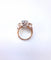 Bague 55 Bague Tank or rose et aigue-marine 58 Facettes BagTank.A.M-1725