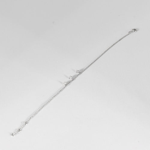 Bracelet BRACELET OR BLANC 3 DIAMANTS 0,30ct 58 Facettes M8927