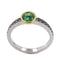 Bague Bague en or blanc et jaune, Tsavorite et diamant 58 Facettes 44257596