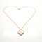 Collier Collier trèfle en or rose & nacre 58 Facettes