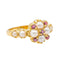 Bague 56 Bague Or jaune Perle, Rubis 58 Facettes 4061711CN