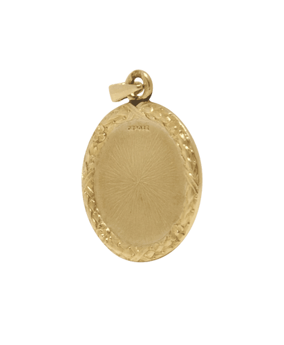 Pendentif + Qu'hier Que Demain Or jaune 18K Rubis Diamant