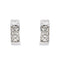 Boucles d'oreilles Boucles d'oreilles Demi-créoles Or blanc Diamant 58 Facettes 4174992CN