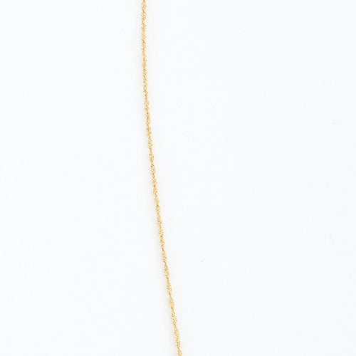 Collier Chaine et pendentif, or jaune et aigue-marine 58 Facettes GU158