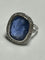 Bague 54 Très belle bague ornée d'un imposant Saphir de CEYLAN NON CHAUFFE 58 Facettes 214520
