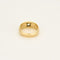 Bague 56,5 Bague bandeau en or jaune et diamant 58 Facettes CHA5770