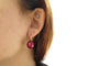 Boucles d'oreilles boucles d'oreilles POMELLATO dormeuses rouge passion rubis et or rose 58 Facettes 269158