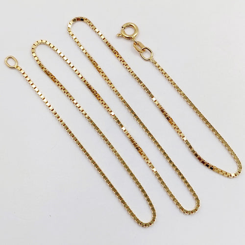 Collier Chaine vintage or 18k mailles vénitiennes 42 cm 4,92 gr 58 Facettes A05968