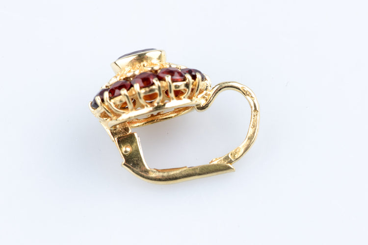 Boucles d'oreilles Boucles d’oreilles grenats 3,62 ct en or jaune 18k 58 Facettes BOGNOC583-107