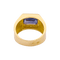 Bague 52 Bague or jaune et saphir ceylan 2,79 cts. 58 Facettes 34689