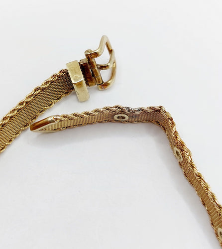 Bracelet Bracelet type ceinture en or 14k (circa 1950) 58 Facettes A06591