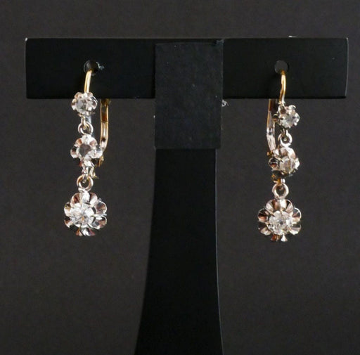 Earrings Diamond Sleeper Earrings 58 Facettes