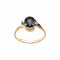 Bague 53 Bague or jaune, saphir et diamants 58 Facettes