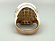 Bague 60 CHIMENTO. Bague en or rose, agate blanche et diamants 58 Facettes