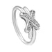 Bague 56 CHAUMET - Bague Chaumet Liens or blanc diamants 58 Facettes