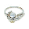 Bague 62 Bague or blanc, perle de culture et diamants 58 Facettes 330082367