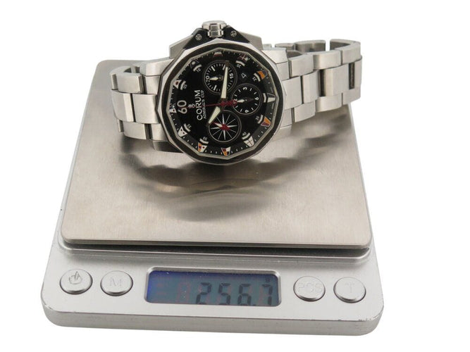 Montre montre CORUM admirals cup challenger 01.0007 chrono 44 mm auto acier 58 Facettes 269317