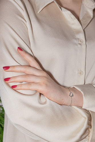 Bracelet Bracelet Tiffany & Co Coeur Cœur ouvert Argent 58 Facettes 4120632RV