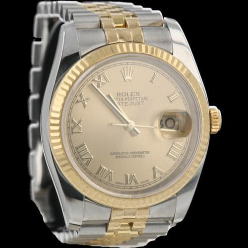 Montre Rolex Montre Date Just 36 58 Facettes MT42524