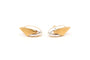 Boucles d'oreilles Boucles d'oreilles en or jaune et blanc serties de diamants 58 Facettes B569