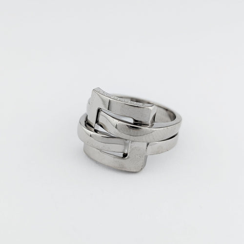 Bague 53 Bague Boucheron – Collection "Déchaînée" en or blanc 58 Facettes 33377