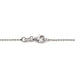 Collier Collier or blanc serti de diamants naturels 58 Facettes