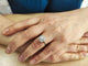 Bague 58 Bague marguerite diamants or blanc 58 Facettes Bag.marg-1680