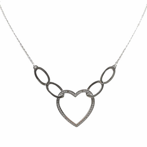 Collier Collier maille forçat, or et diamants 58 Facettes