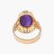 Bague 56 Bague Améthyste cabochon 58 Facettes AB592