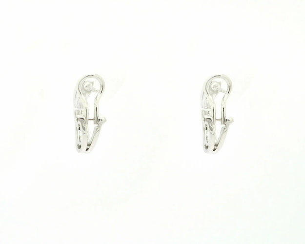 Boucles d'oreilles Boucles d'oreilles créoles serties de diamants de 0,15 ct 58 Facettes 9771