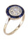 Bague 56 BAGUE ART DÉCO SAPHIRS BLEUS ET BLANCS 58 Facettes 087311