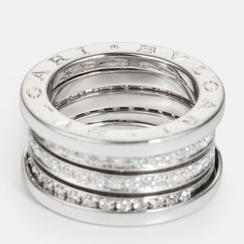 Bague 50 BULGARI - Bague B.Zero1 en or blanc et diamants 58 Facettes