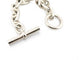 bracelet HERMES chaine d'ancre tgm 12 maillons 16.5 cm argent massif 925