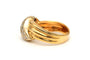 Bague 55 Bague contemporaine or jaune sertie de diamants (+-0.236ct) 58 Facettes 20419
