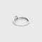 Bague Solitaire en or blanc et diamants