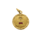 Pendentif AUGIS - Médaille sentimentale en or jaune 58 Facettes MON0793