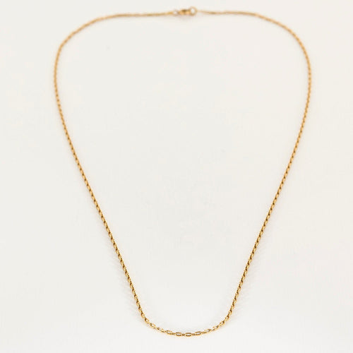 Collier Chaine maille forçat or jaune 58 Facettes CHA5342