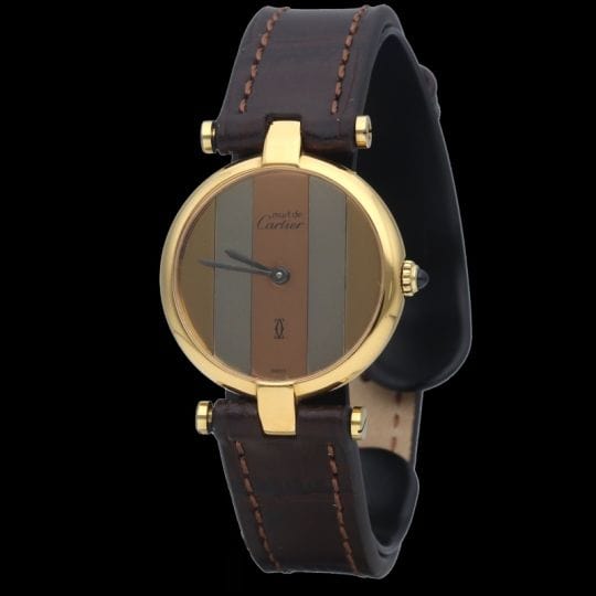 Montre Cartier Montre Must De Cartier Vermeil 58 Facettes MT39642