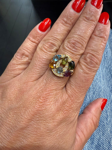 Bague 55 BULGARI - Bague « Collection Astrale » - Or jaune 58 Facettes 1.0000848/4