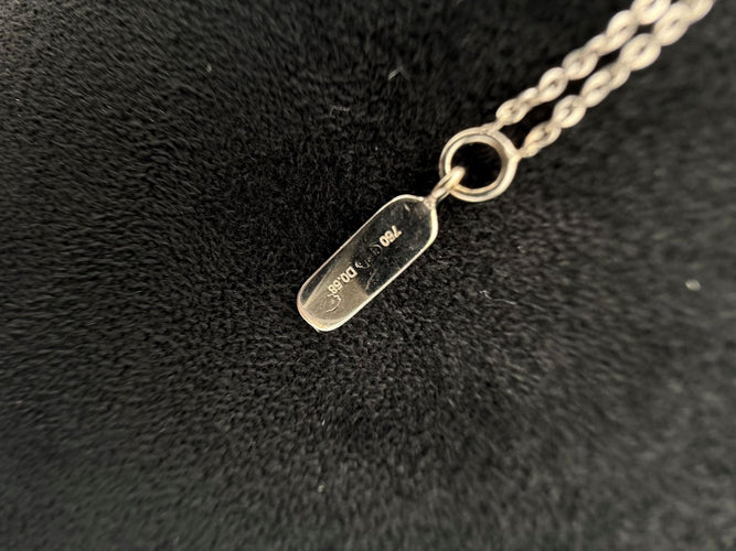 Collier Messika - Collier en or blanc "Move classique" 58 Facettes 1