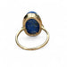 Bague 53 Bague Lapis lazuli en or jaune 58 Facettes 305