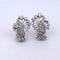 Boucles d'oreilles Boucles d'oreilles en platine et or jaune avec diamants 58 Facettes