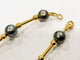 Collier Collier perles de Tahiti/ Or jaune 58 Facettes