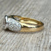 Bague 56 Bague diamants en or blanc et jaune 58 Facettes 296