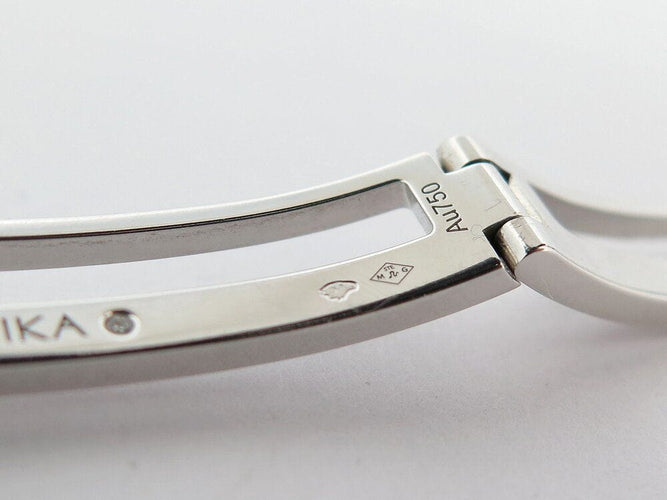 Bracelet bracelet MESSIKA  move romane 6514 or blanc diamant jonc 15 cm 58 Facettes 268783