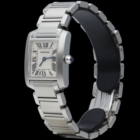 Montre Cartier Montre Tank Francaise Pm 58 Facettes MT40722