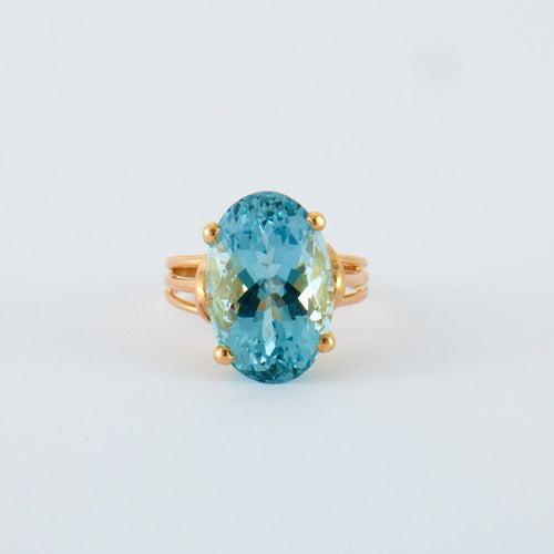 Bague 55 Bague Or Jaune Topaze 58 Facettes