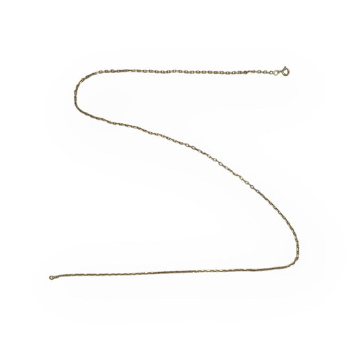 Collier Chaîne or maille forçat 55 cm 58 Facettes 149055305