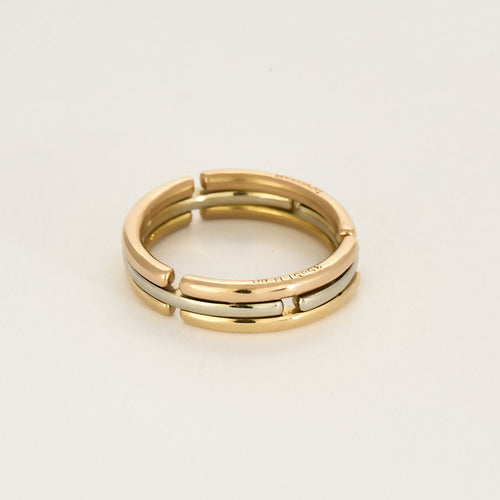 Bague 62 BULGARI - Bague trois ors articulées 58 Facettes VILLEF0057