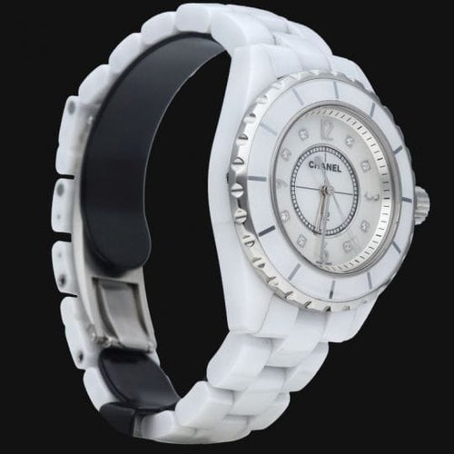 Montre Chanel Montre J12 29Mm Nacre Quartz 58 Facettes MT44571
